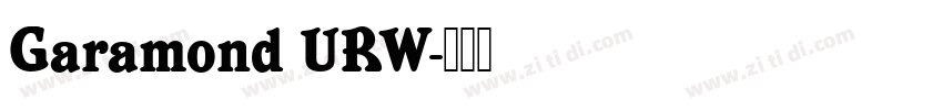 Garamond URW字体转换